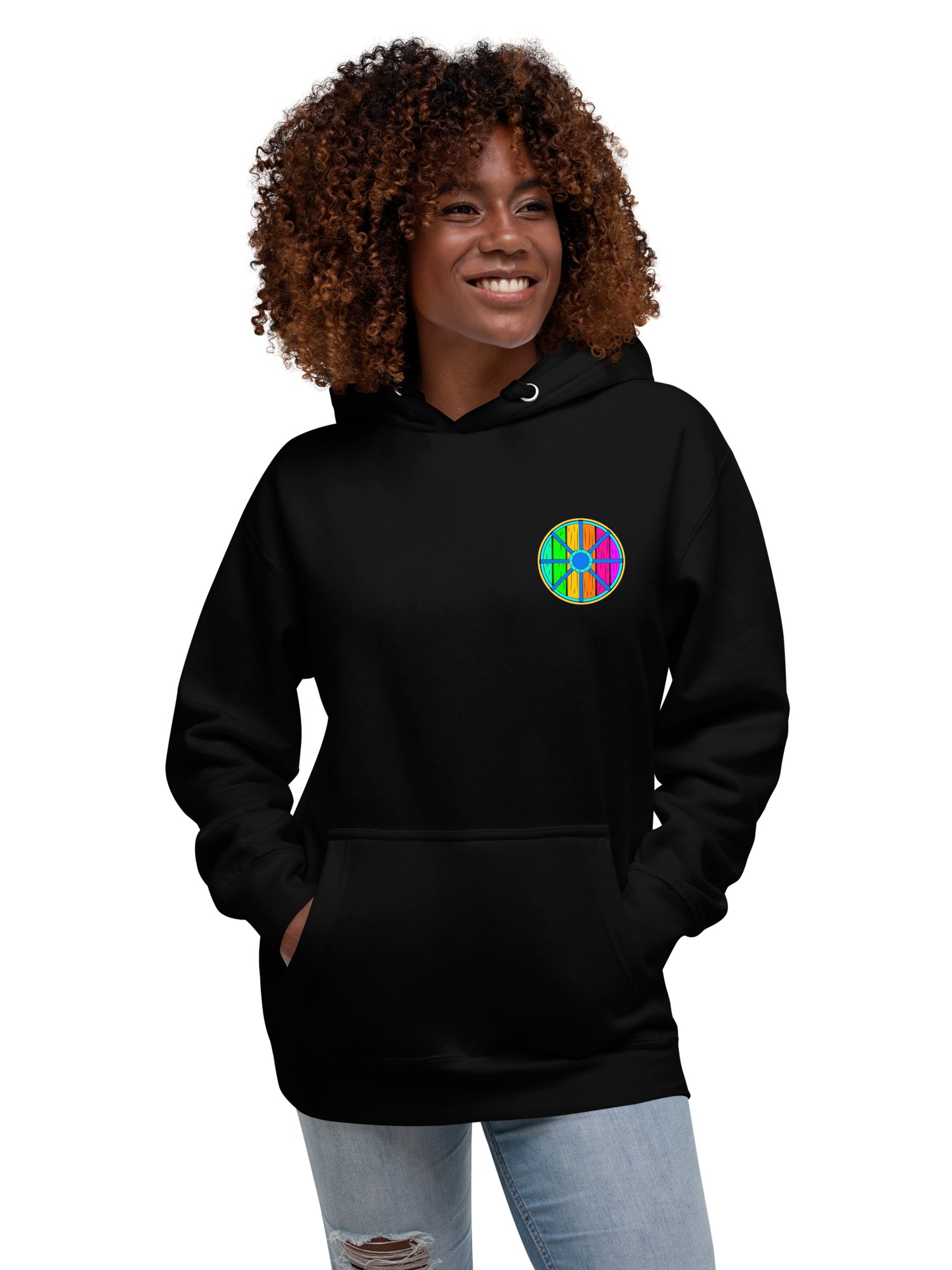 'BATTLE OF MIDGARD' SHIELD HOODIE by MIMIDOTB product image (2)