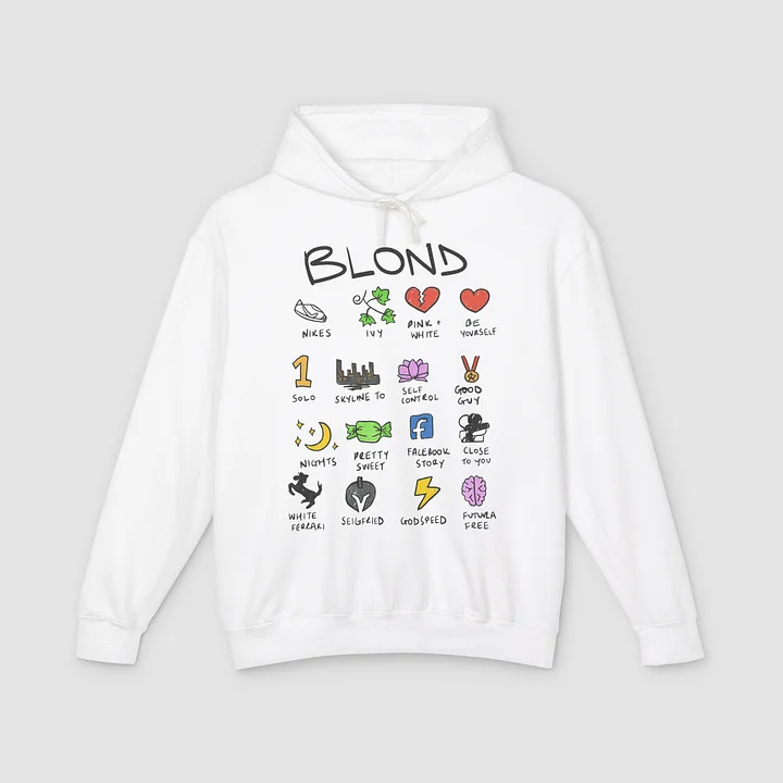 Frank Ocean Blond Notebook Hoodie product image (1)