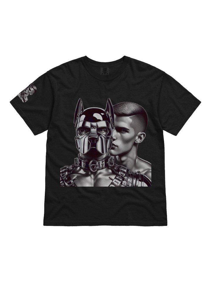 Pup Play - CyberPup Mine Leather Bar Fetish Pride Graphic Design T-Shirt product image (2)