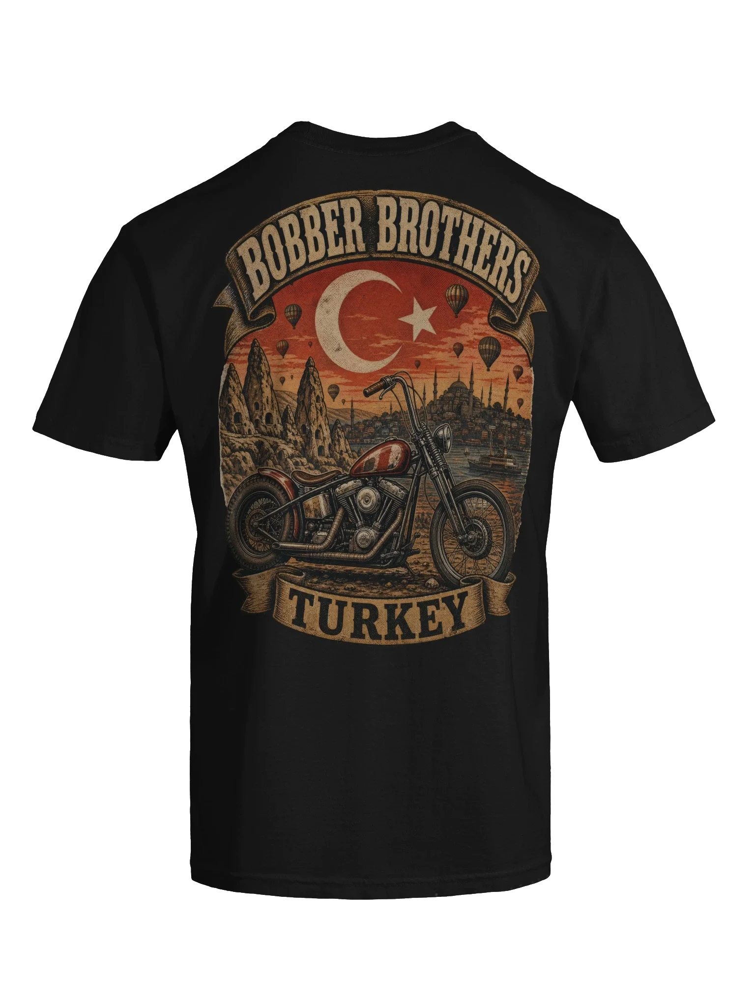 Turkey motorcycle t-shirt design by Bobber Brothers