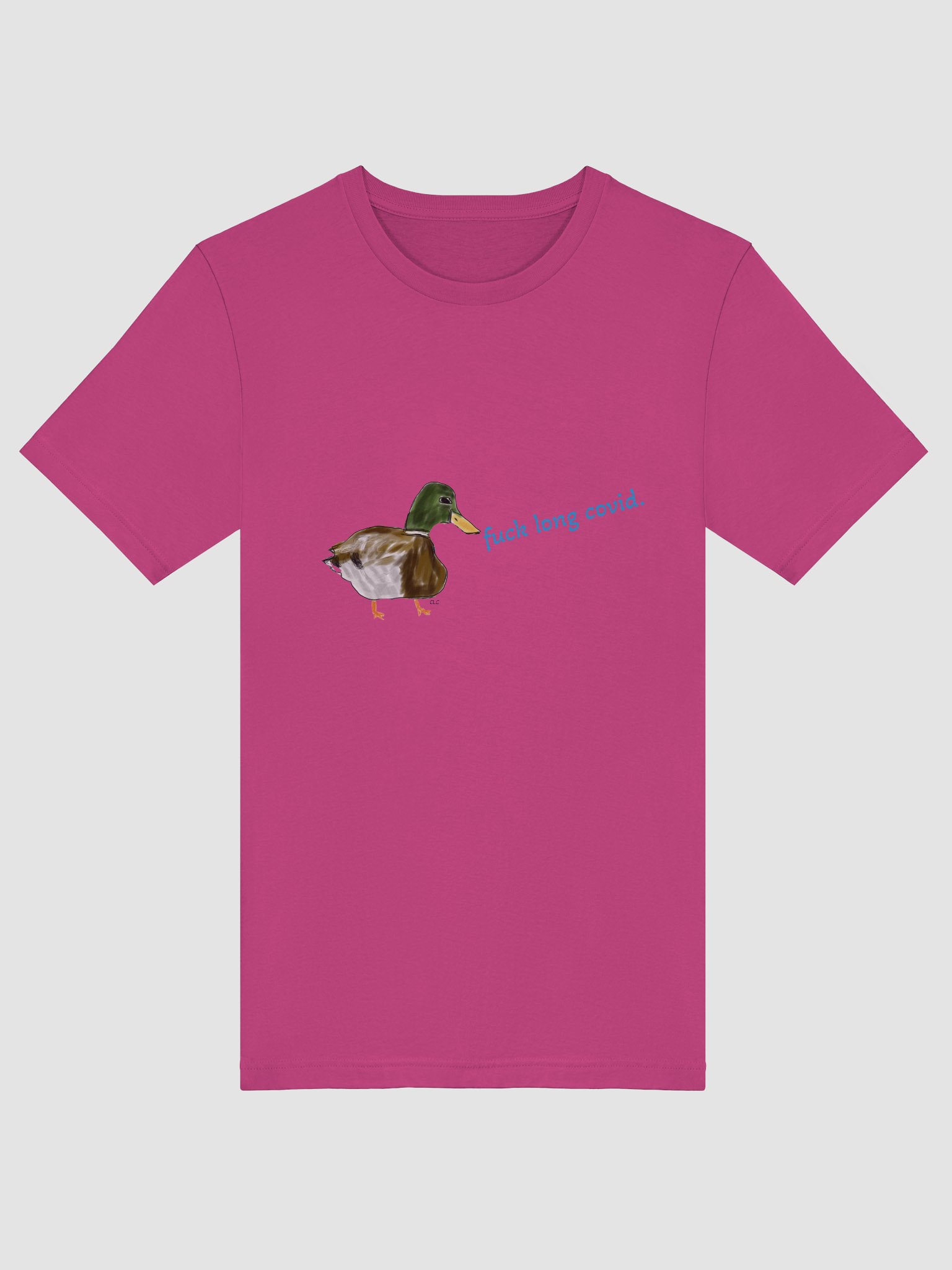 Duck F*CK Long Covid Unisex T-Shirt product image (30)