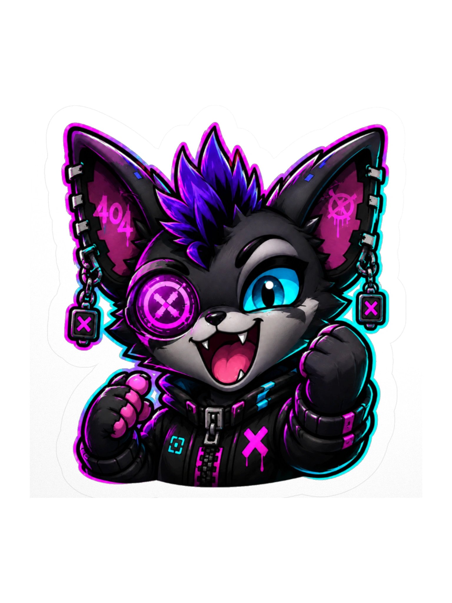 Glitch Chaos Sticker product image (2)
