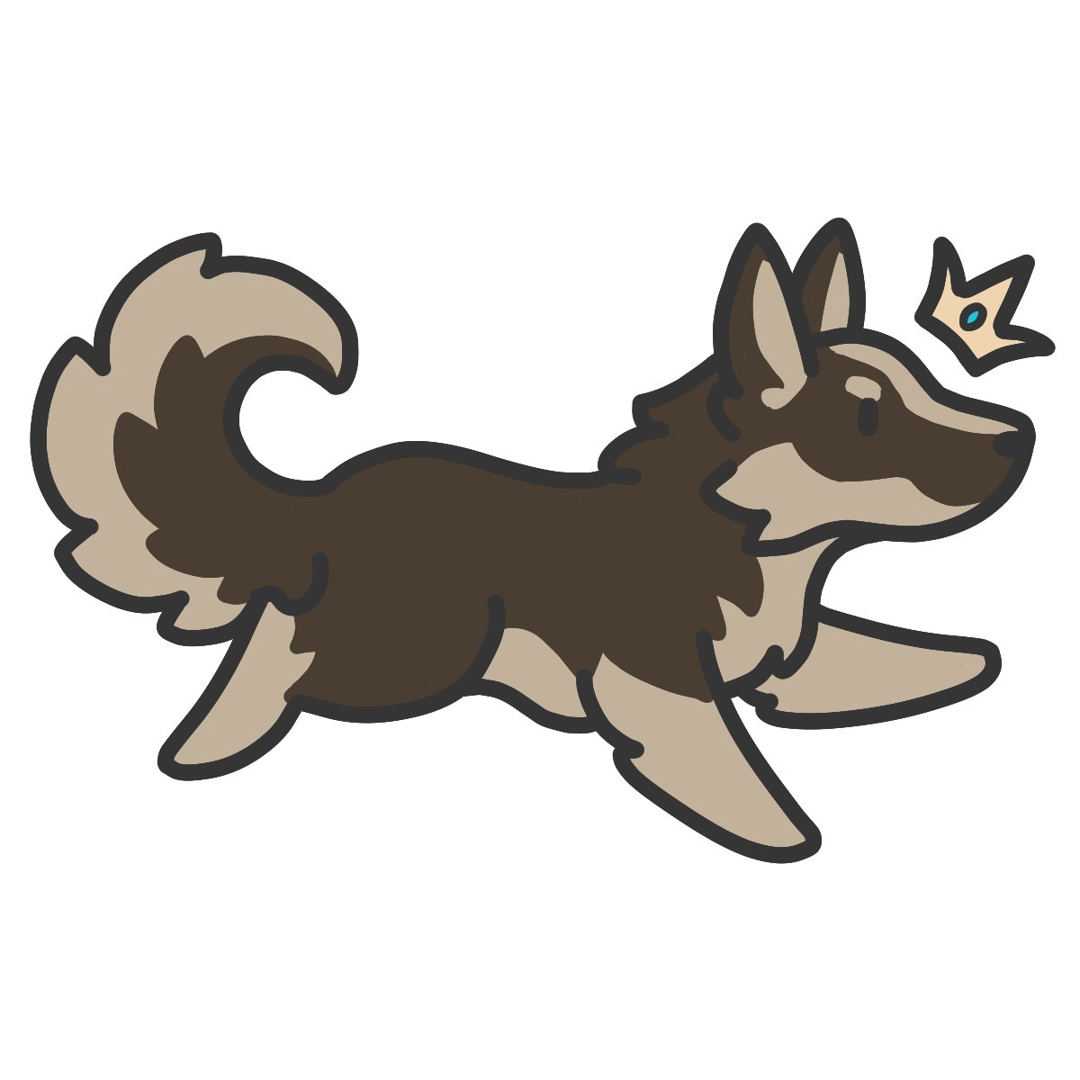 Doggo Prince Sticker product image (1)