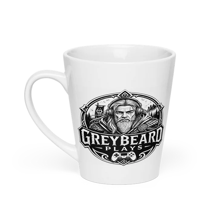 Greybeard Plays Viking Gamer Latte Mug product image (2)
