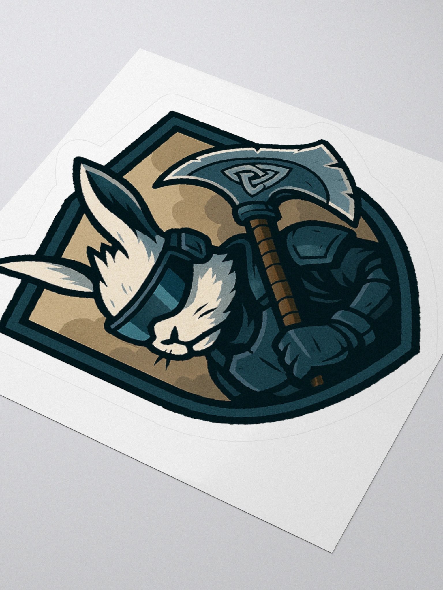 the tactical viking rabbit sticker product image (3)