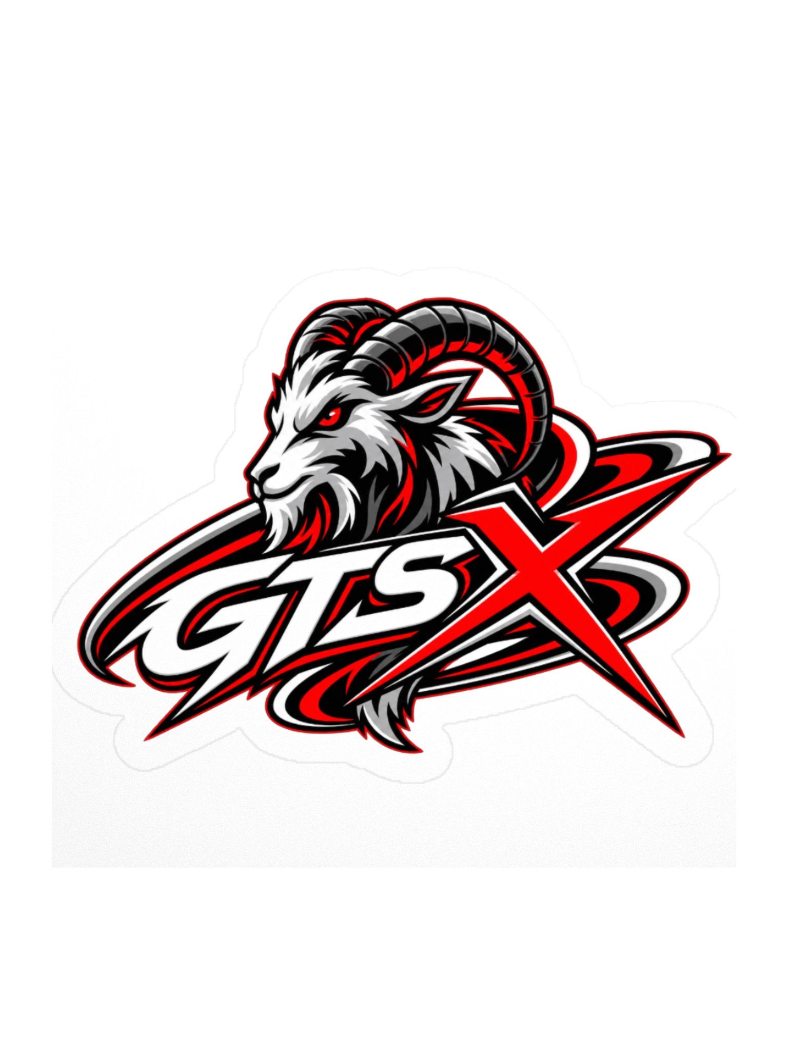 GTSX Goat Head Logo Kiss Cut Sticker product image (2)