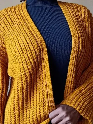 Sunshine Oversized Crochet Cardigan Pattern product image (2)