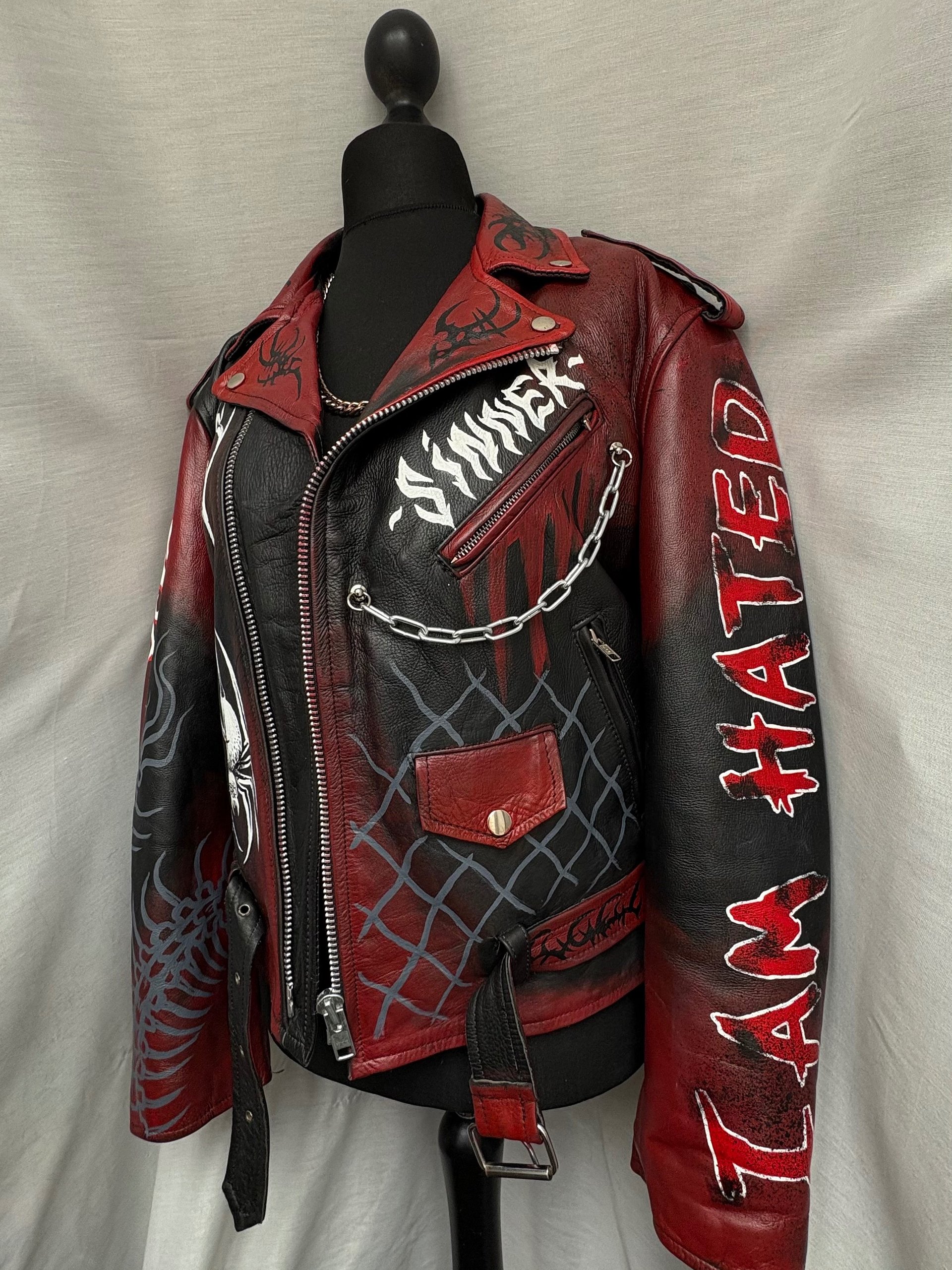 👺 Slipknot Hand-Painted Custom Jacket product image (8)