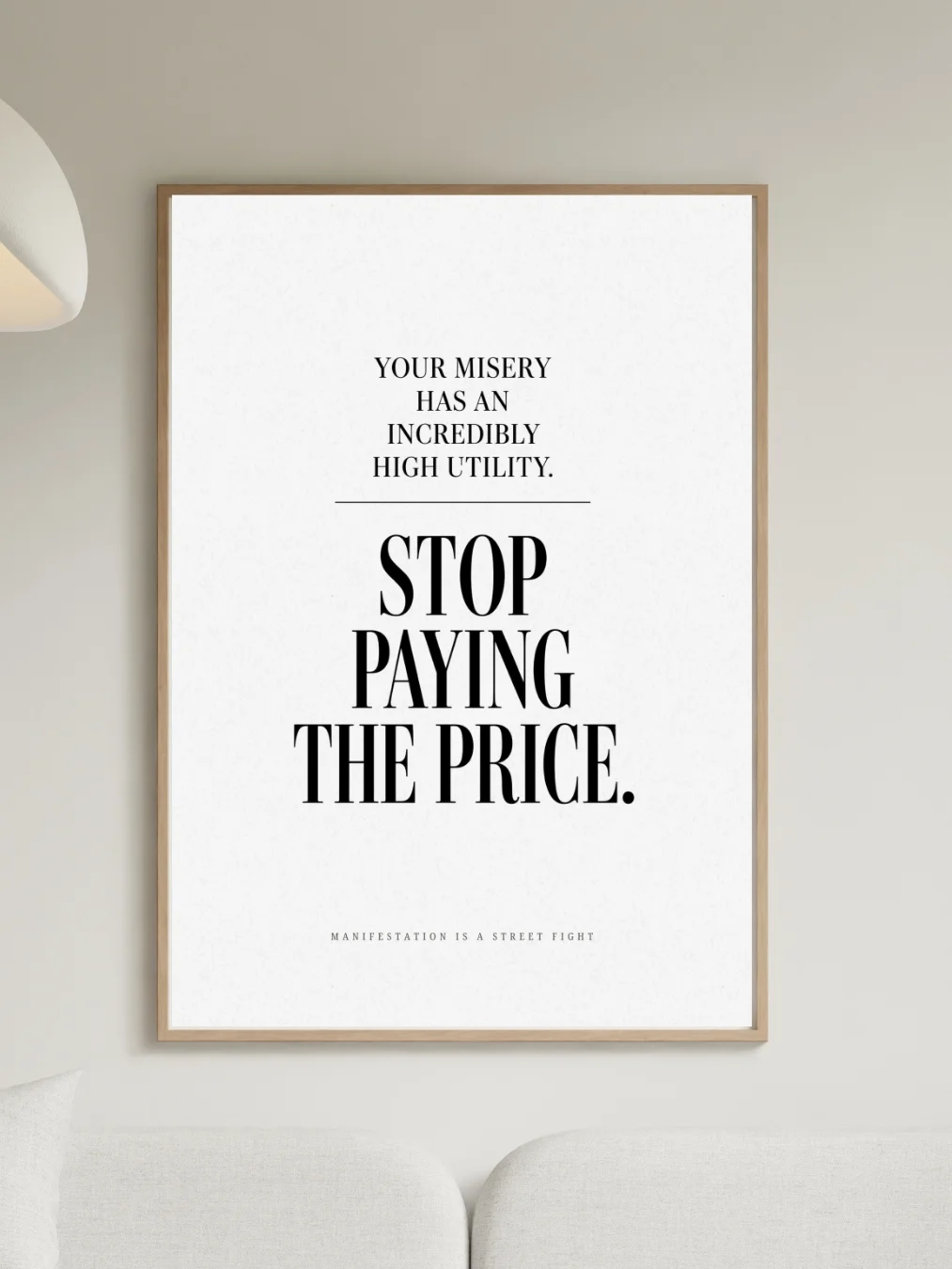 Manifestation Is a Street Fight – Minimalist Printable Wall Art Bundle product image (8)