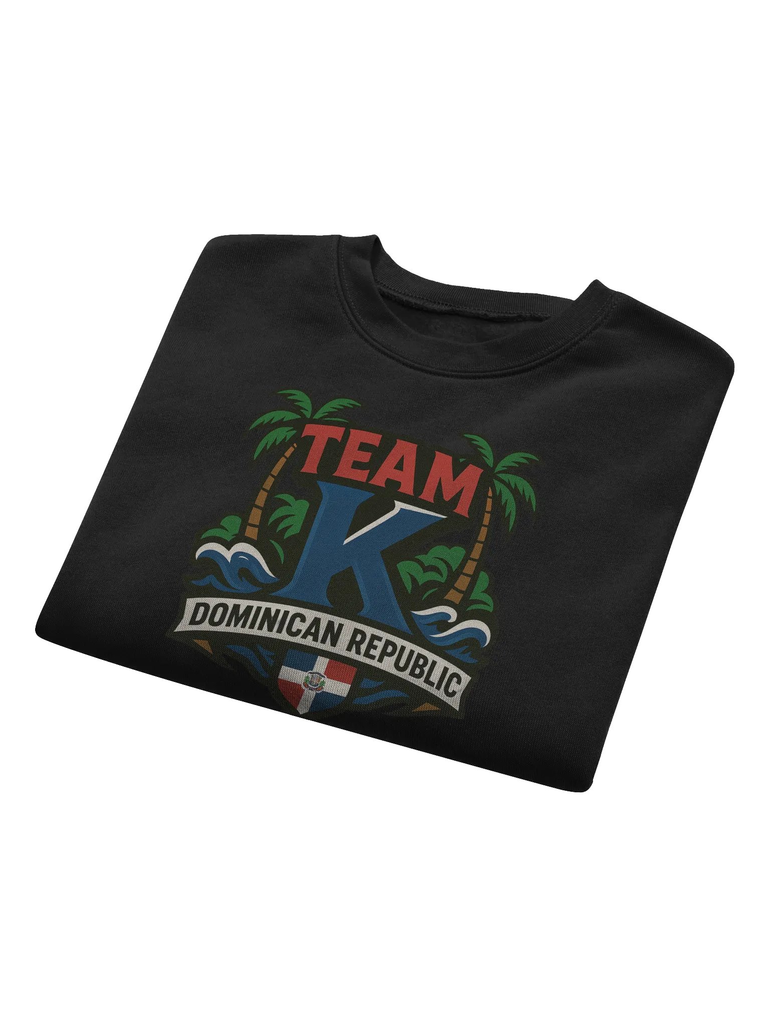 TEAM K Dominican Republic Crop Sweatshirt product image (8)