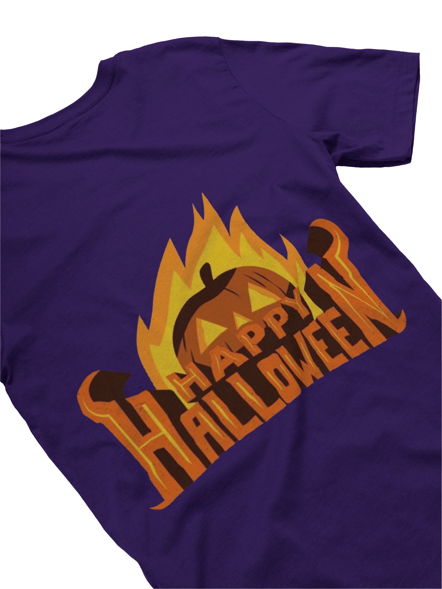 🎃 Happy Halloween Pumpkin Fire Glow Tee – Spooky & Fun Design for Halloween Night! product image (37)