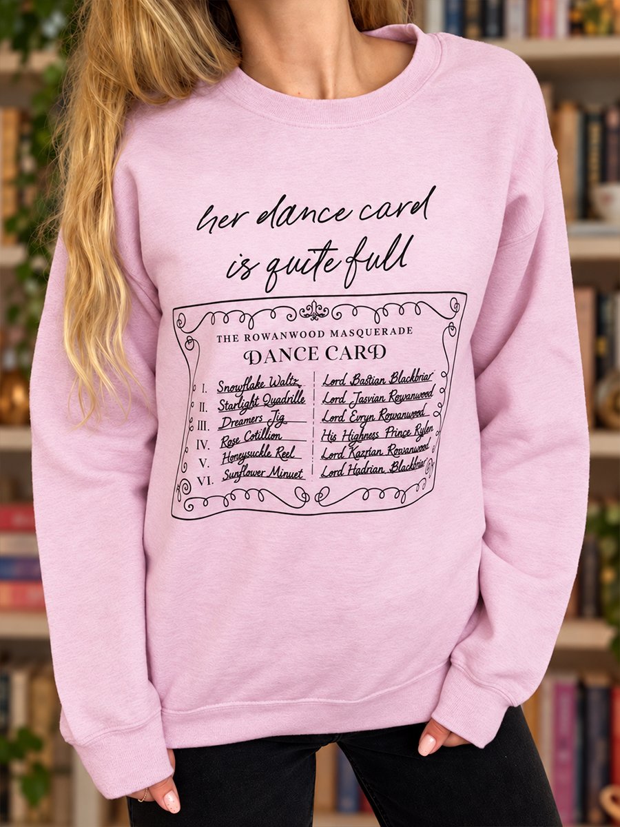 Dance Card Sweatshirt product image (1)