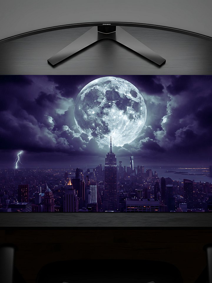 Desk Mat - "Moon Lit Night" #2 product image (2)