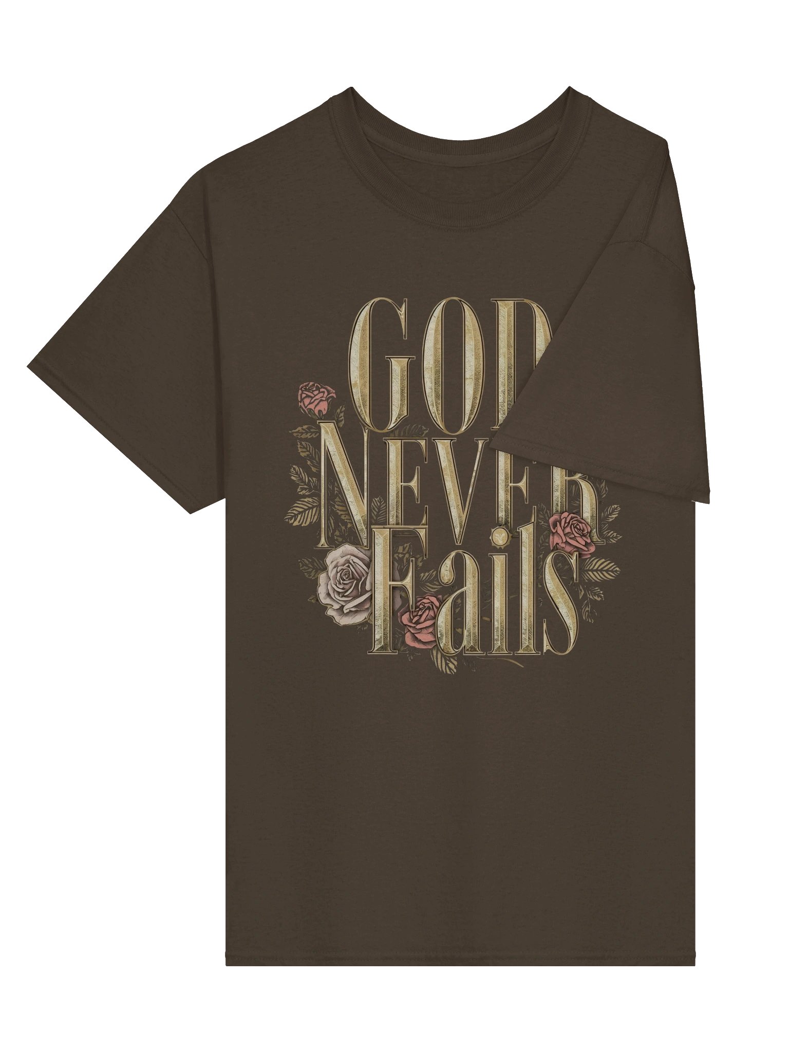 God Never Fails Faith T-Shirt product image (5)