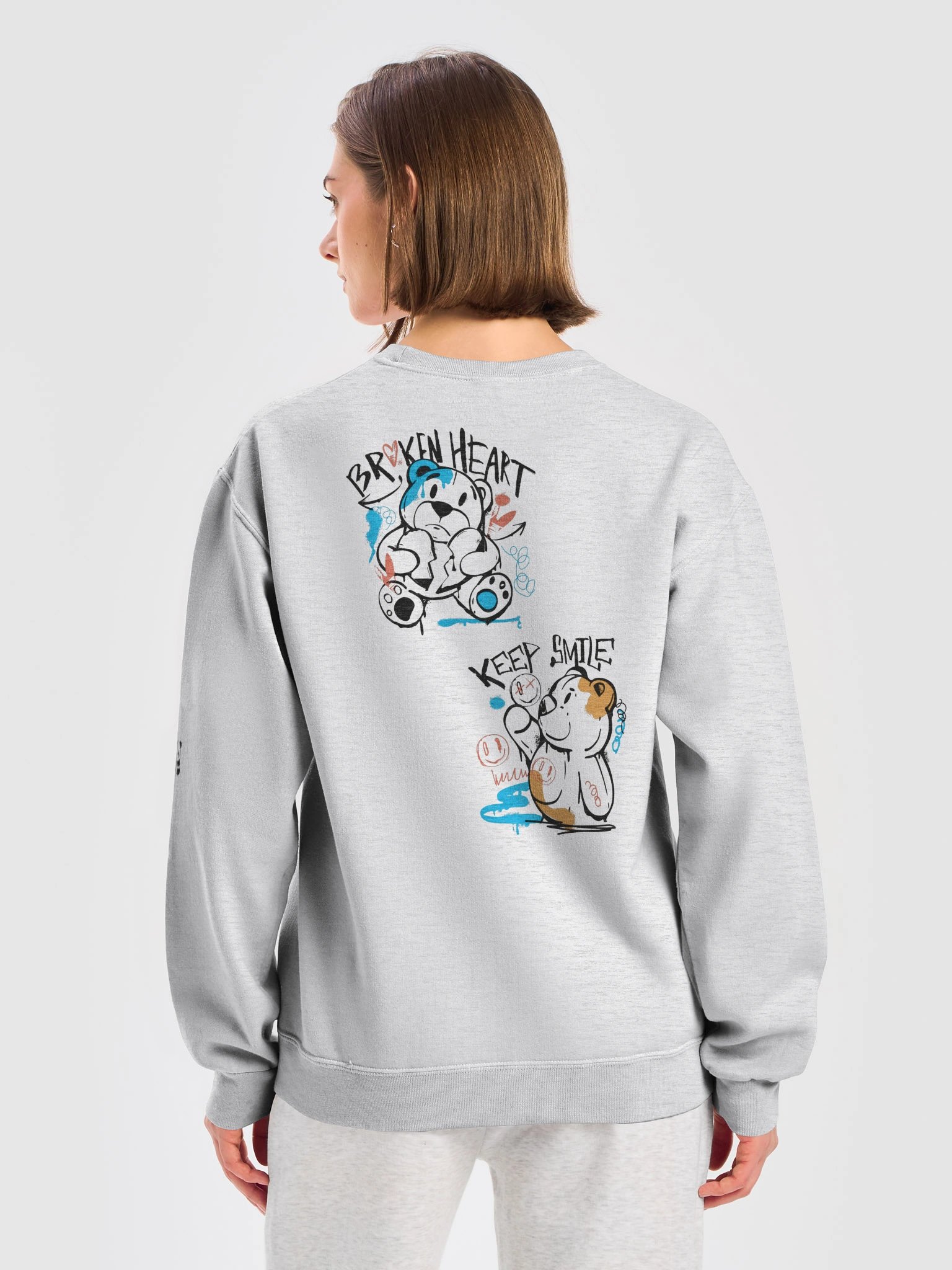 Positive Vibes Graphic Crewneck – “Attract Positivity” Sweatshirt product image (6)