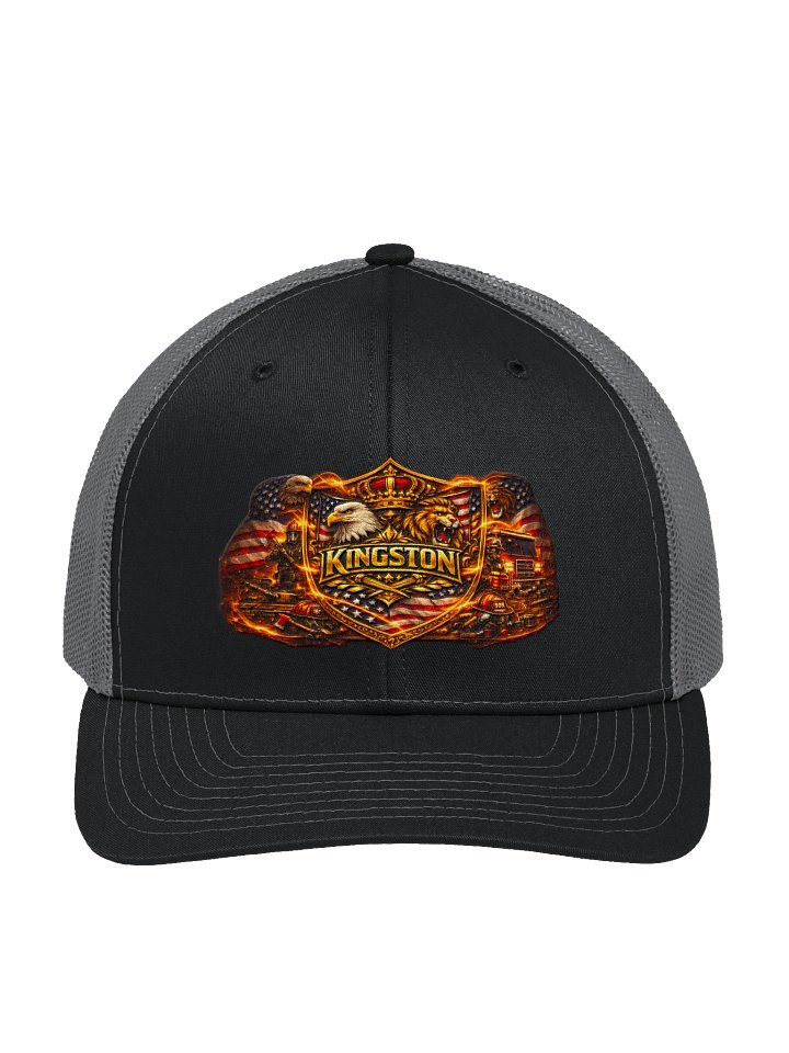 Majestic Firefighter Tribute Trucker Hat product image (5)