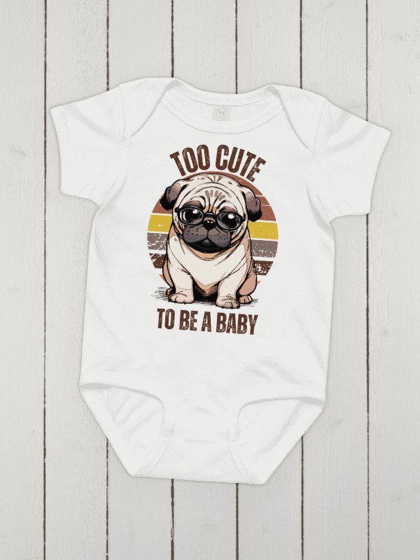 Too Cute To Be A Baby Jumpsuit product image (1)