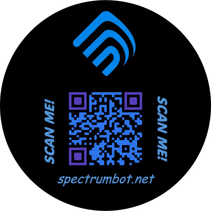 5x Spectrum Stickers (5 x 5 cm) product image (1)
