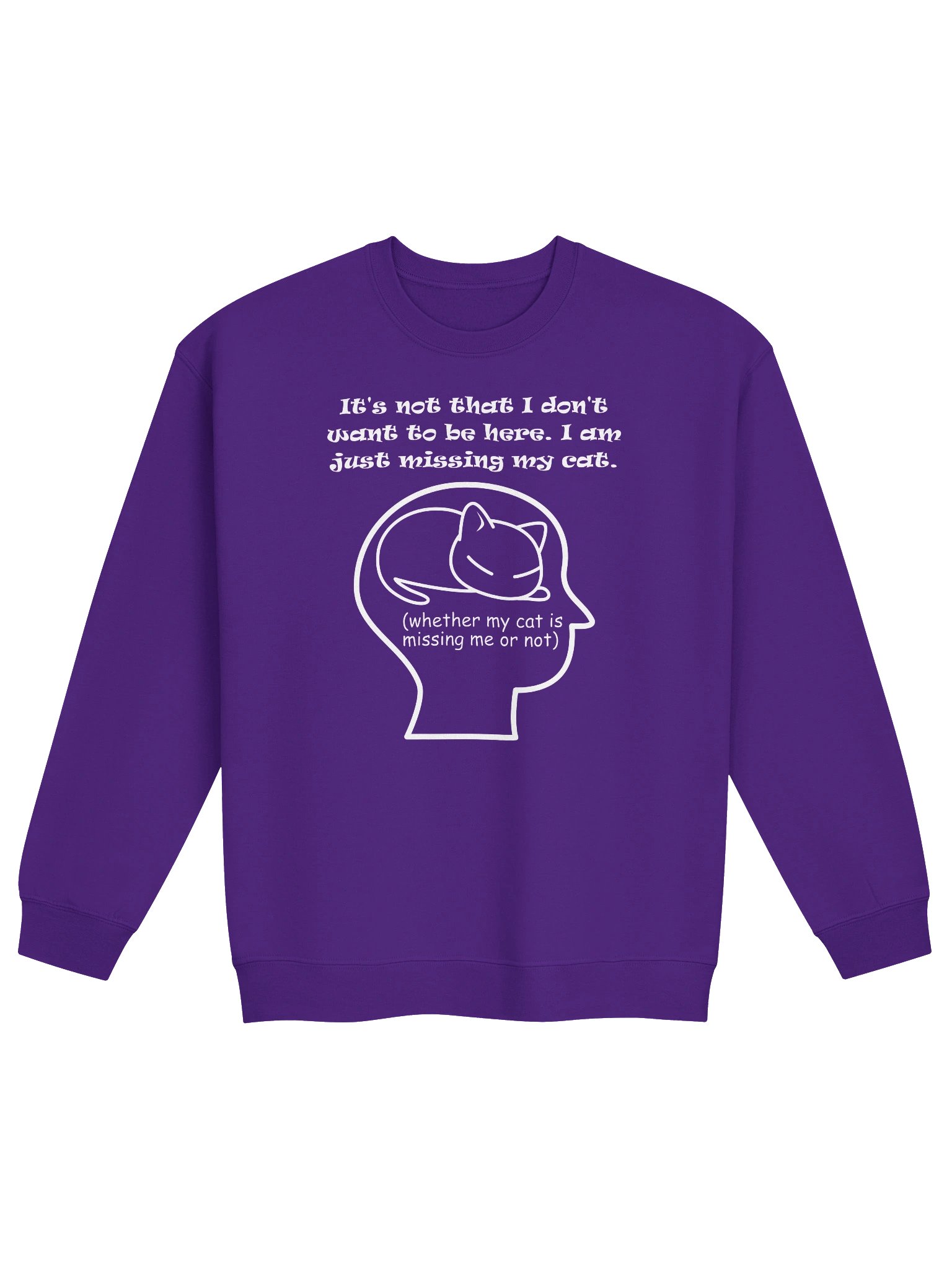 Monday Blue Kind of Mood - Unisex Adult Sweatshirt product image (1)