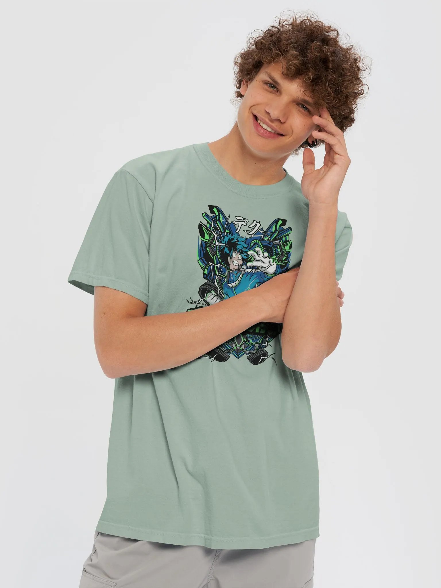 Empowered Blue Anime Graphic Tee product image (37)