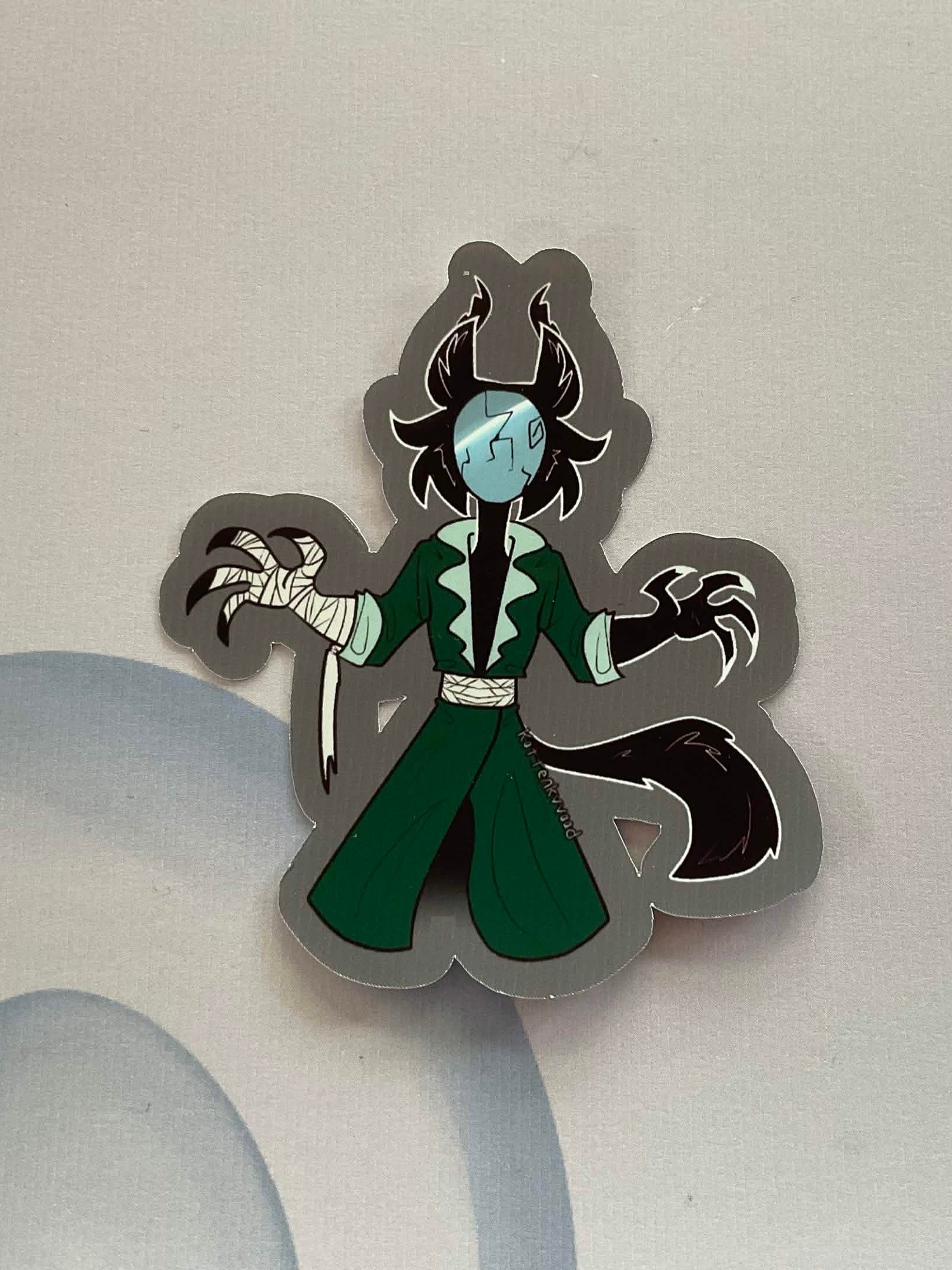 "Mirror-faced" sticker product image (1)