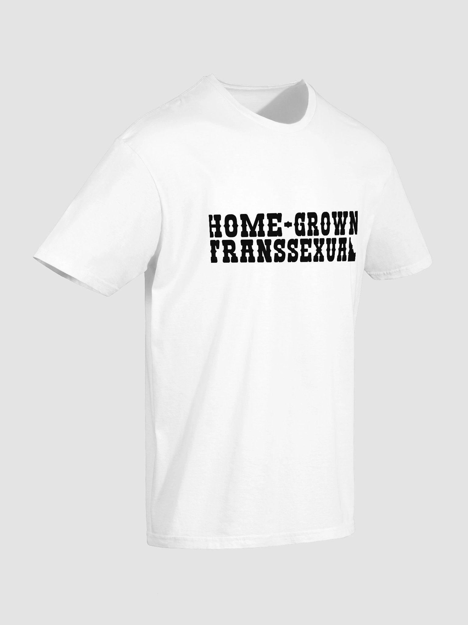 "HOME-GROWN TRANSSEXUAL" light t-shirt product image (4)