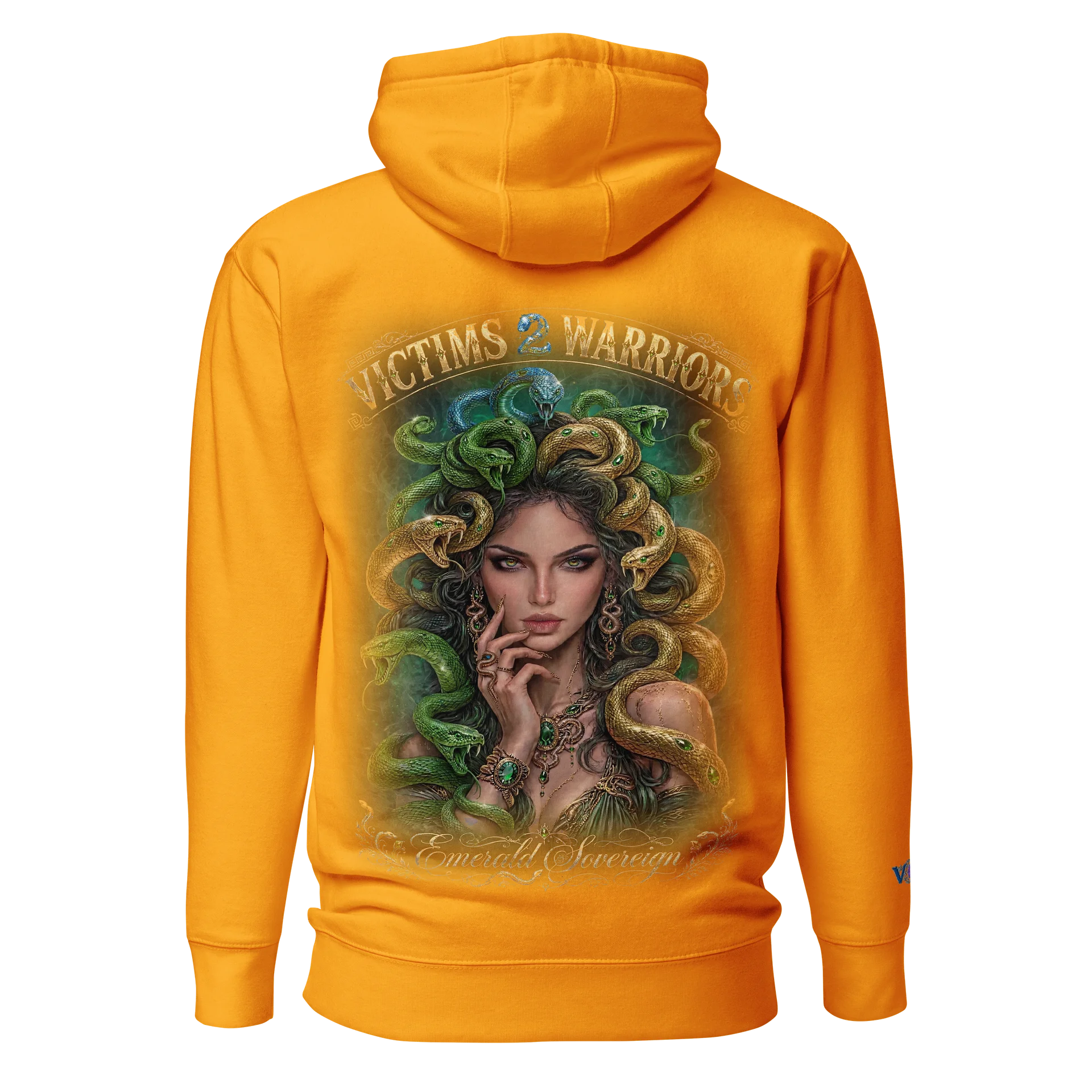 V2W “ Emerald Sovereign “ The Medusa Hoodie product image (4)