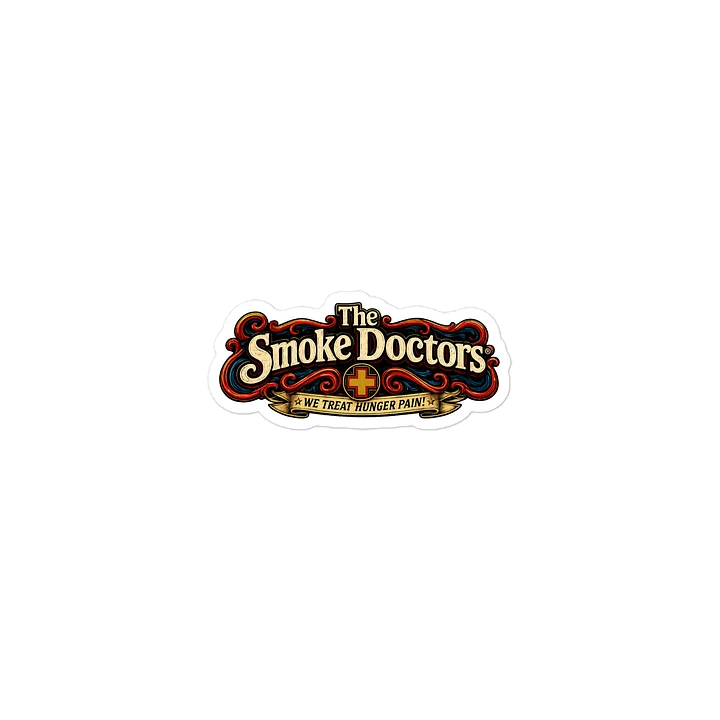 The Smoke Doctors Retro Badge Sticker product image (2)