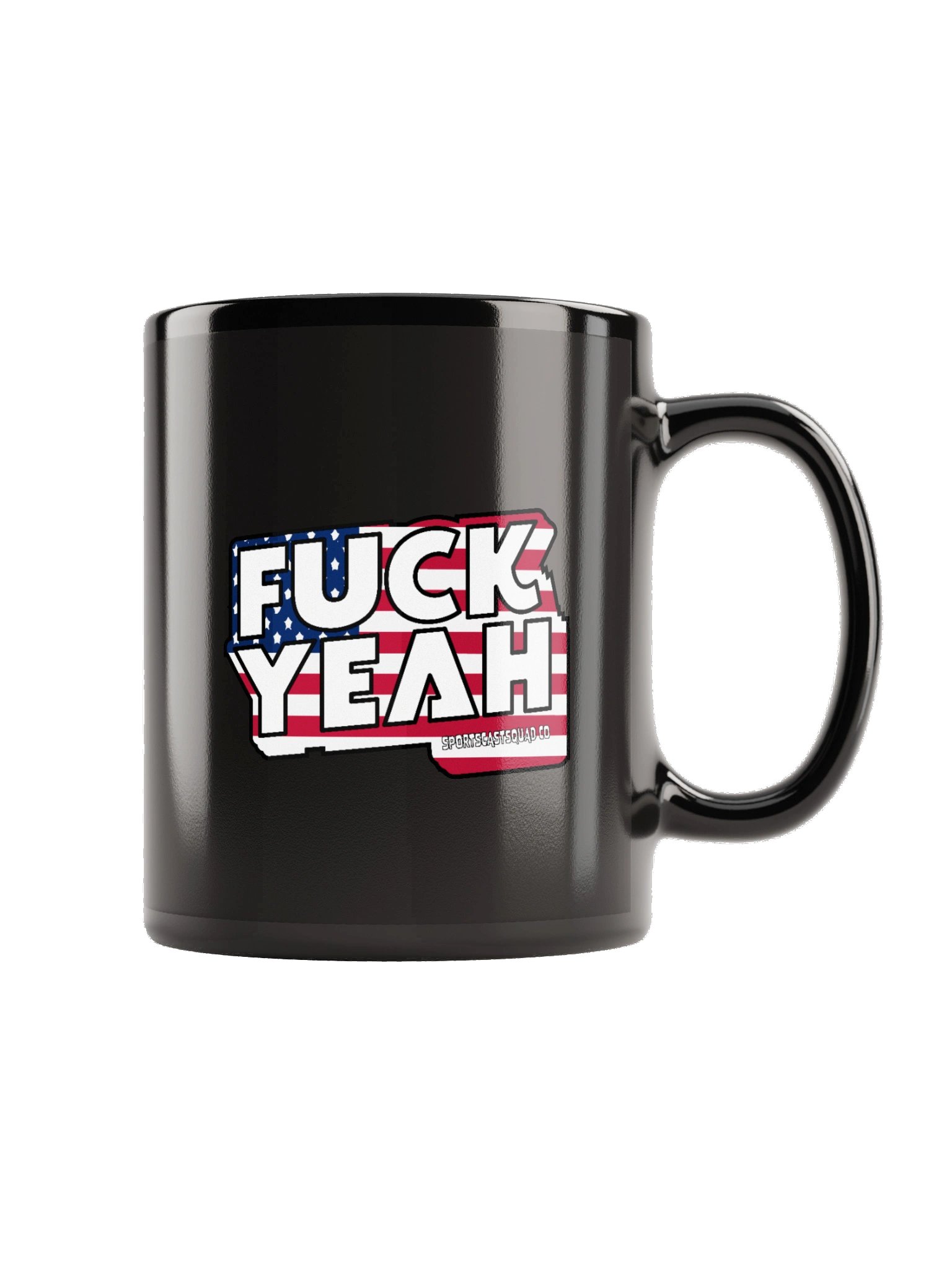 AMERICA FUCK YEAH BLACK MUG product image (5)