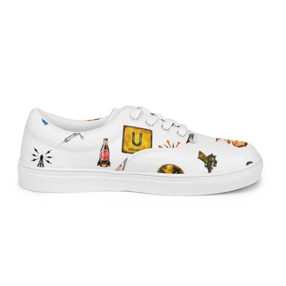 Pop Culture Parody Lace-Up Shoes #fallout product image (11)