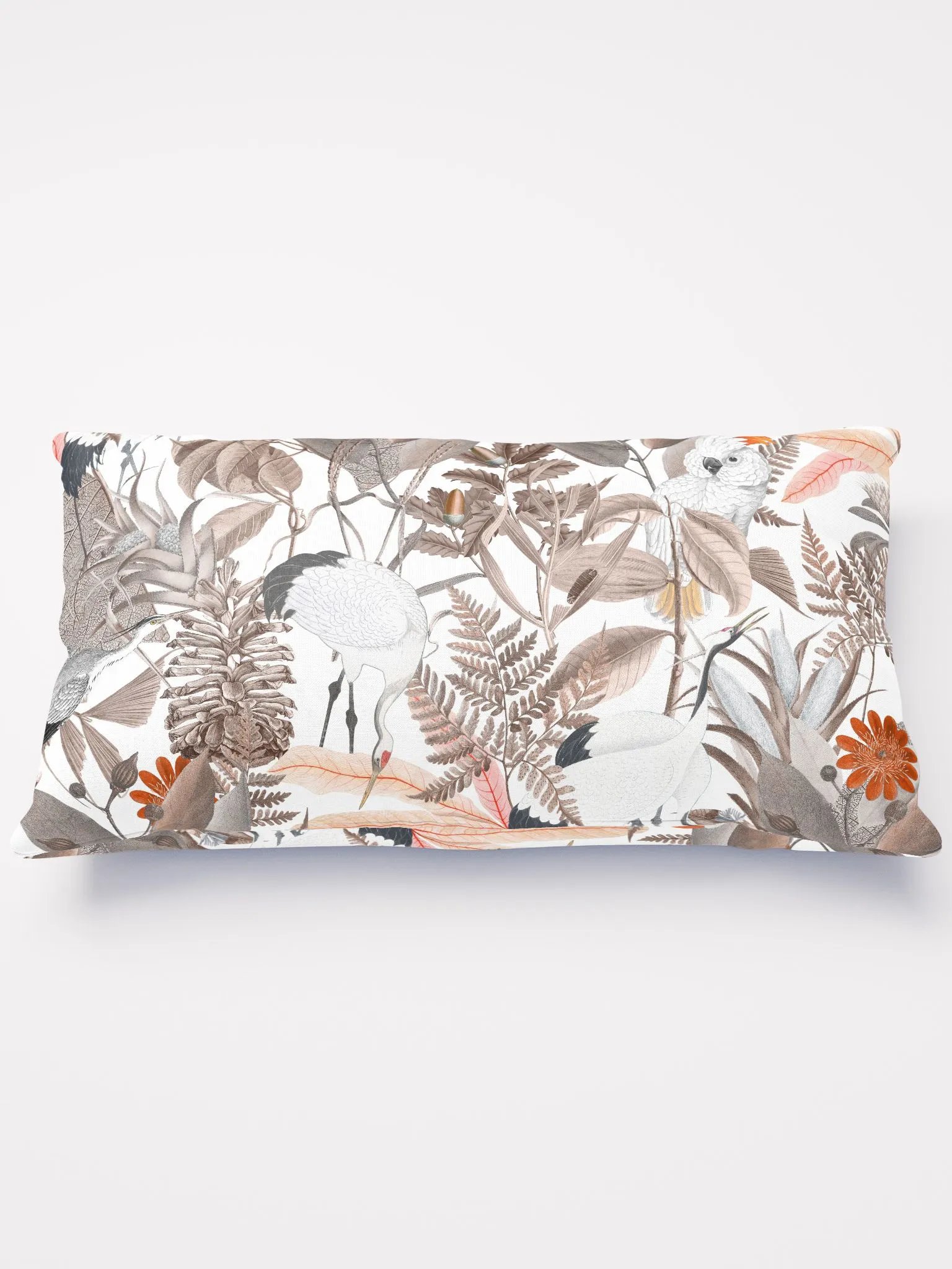 White Ecotone Throw Pillow product image (2)