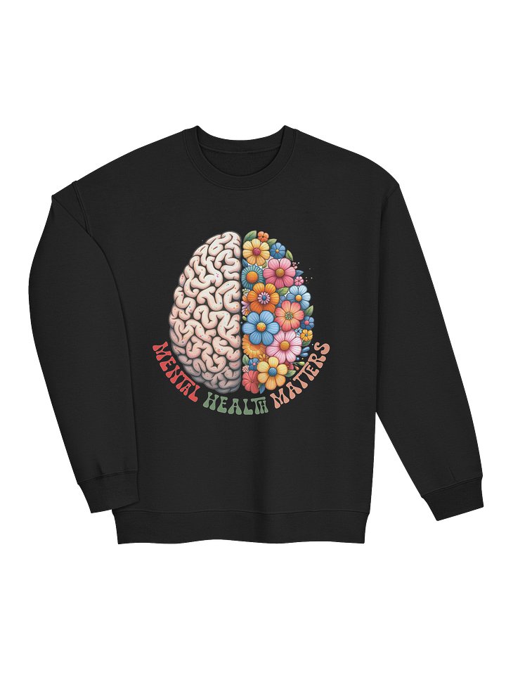Mental Health Matters – Healing and Self-Care Symbol Mental Health Awareness Sweatshirt product image (14)