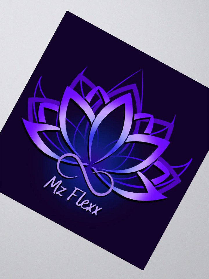 Mz Flexx Purple KissCut Sticker product image (2)