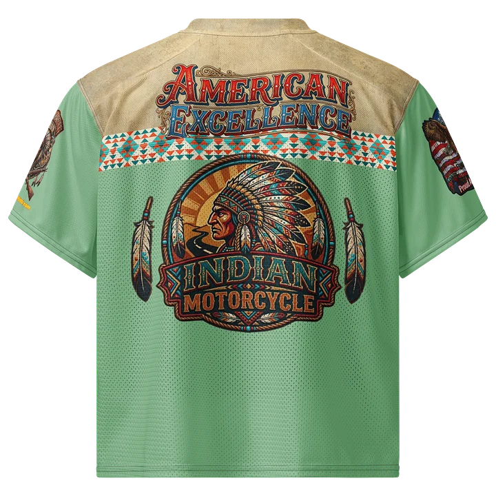 MötoMan Warrior Chief Mint Green Football Jersey product image (2)