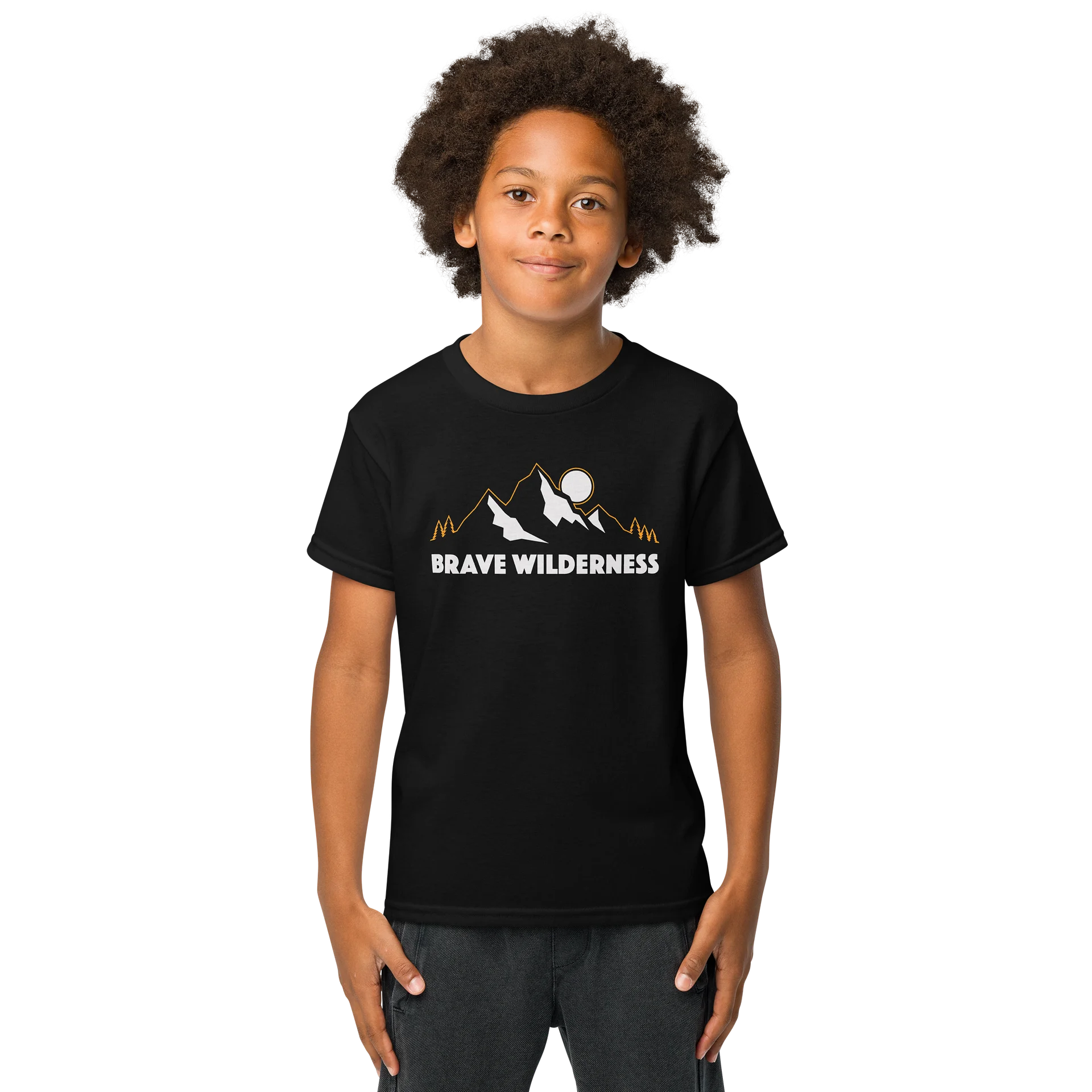 Brave Wilderness Mountain Youth Sports T-Shirt product image (5)