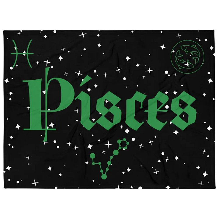 Pisces Constellation Throw Blanket product image (1)