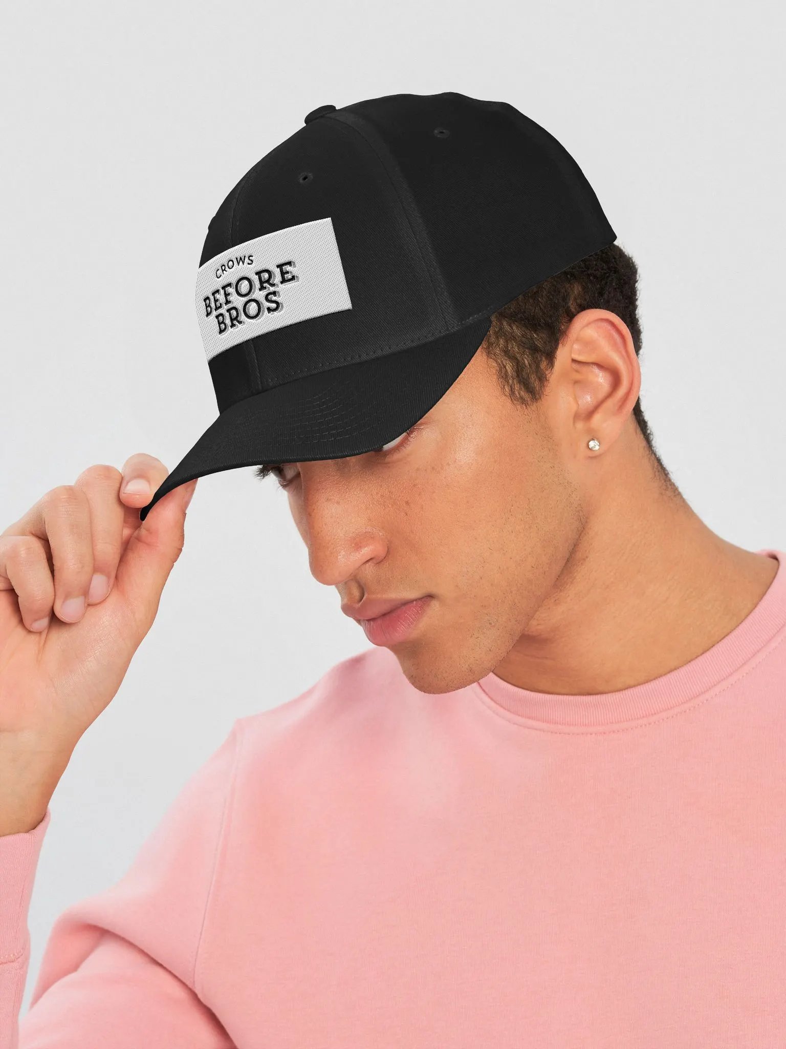 Premium Flexfit Cap with the text: Crow Before Bros Embroidery product image (23)