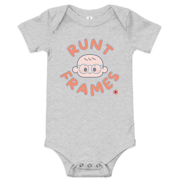 Cheerful Geek Baby Onesie - RUNT FRAMES Exclusive product image (1)