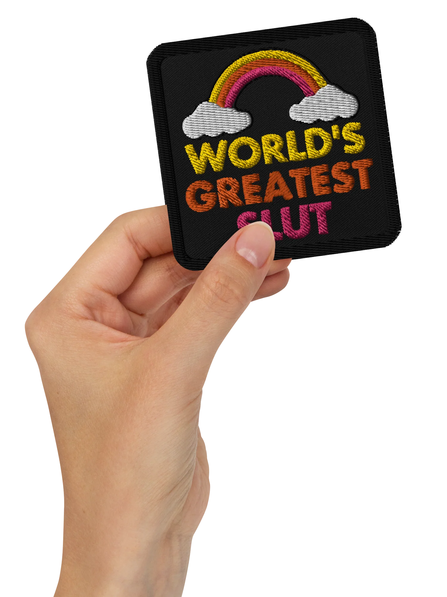 World's Greatest Slut 3 inch patch product image (3)