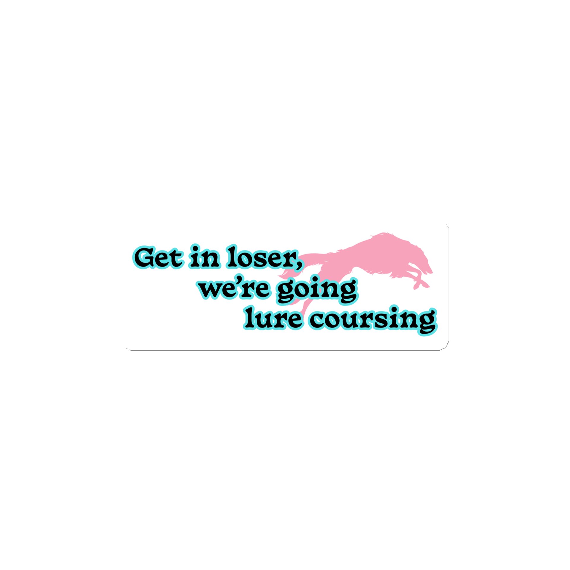 Get In Loser Lure Coursing Magnet - Pink Dog product image (1)