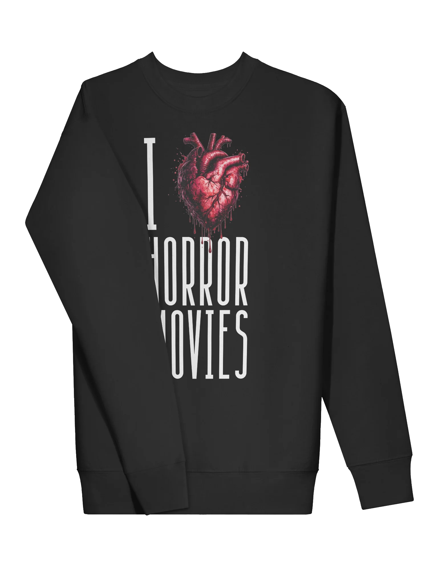 I Love Horror Movies (Heart) - Sweatshirt product image (3)