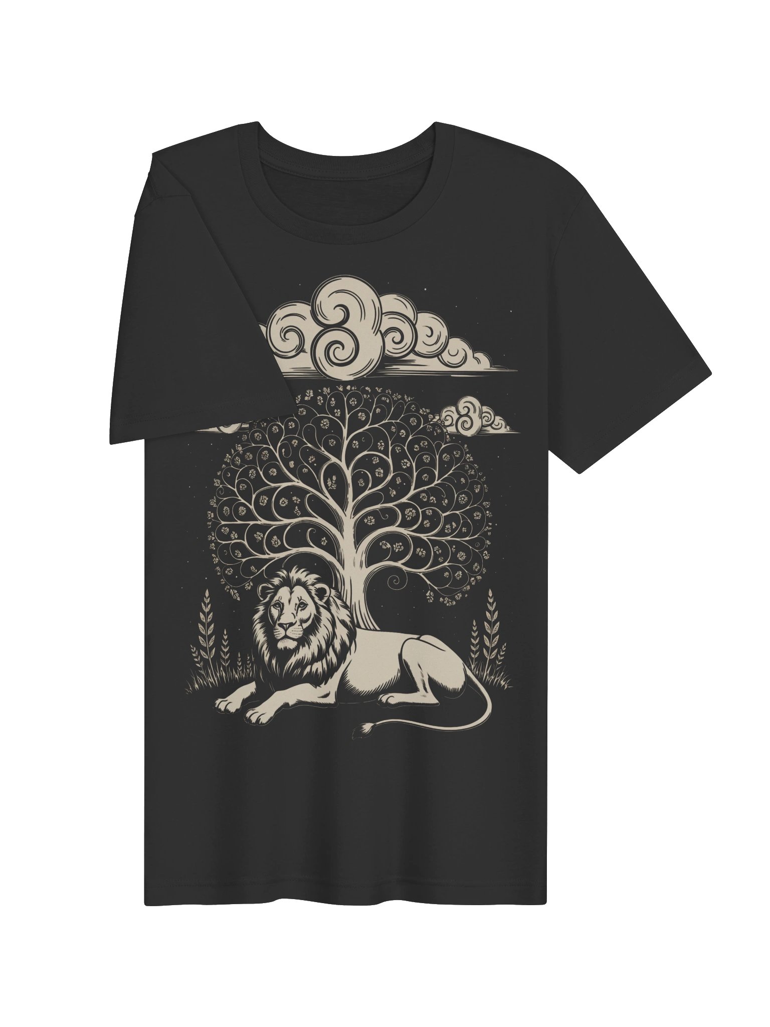 Lion Tree of Life Tee, Spirit Animal Shirt product image (4)