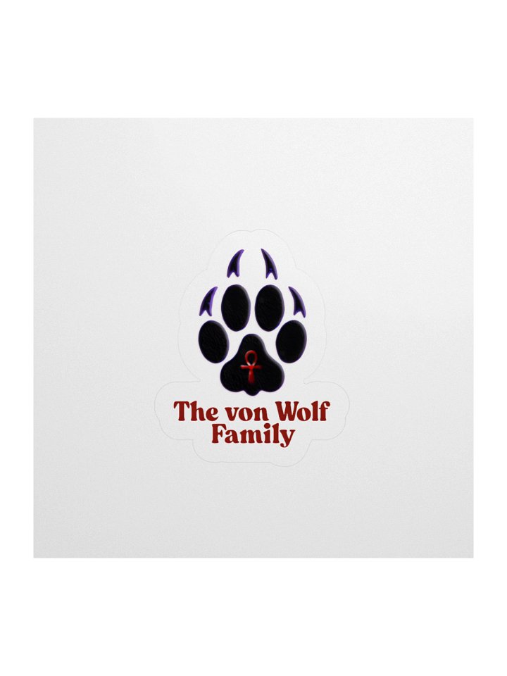 The von Wolf Family Sticker product image (2)