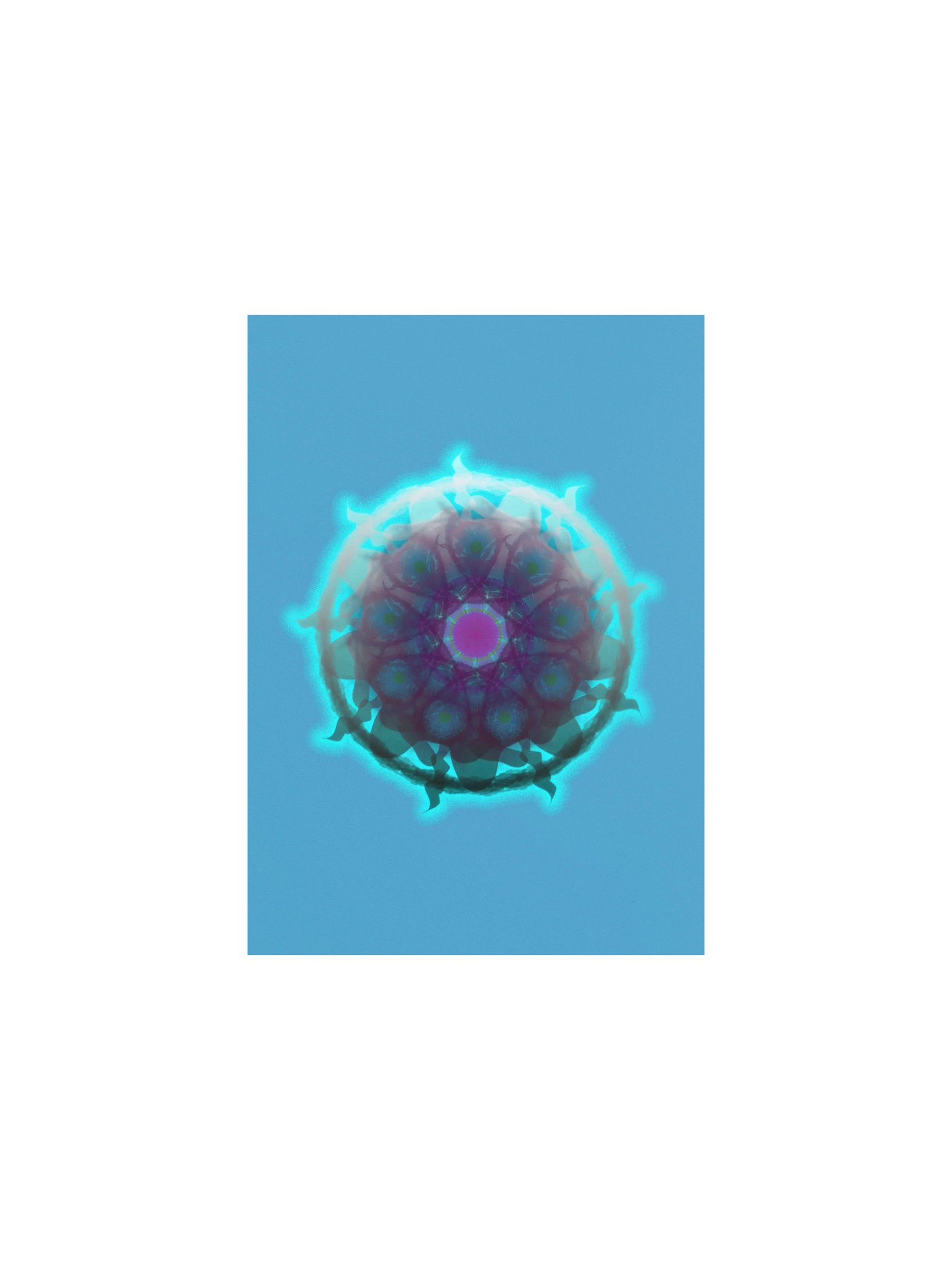 Neon Bloom Poster product image (1)