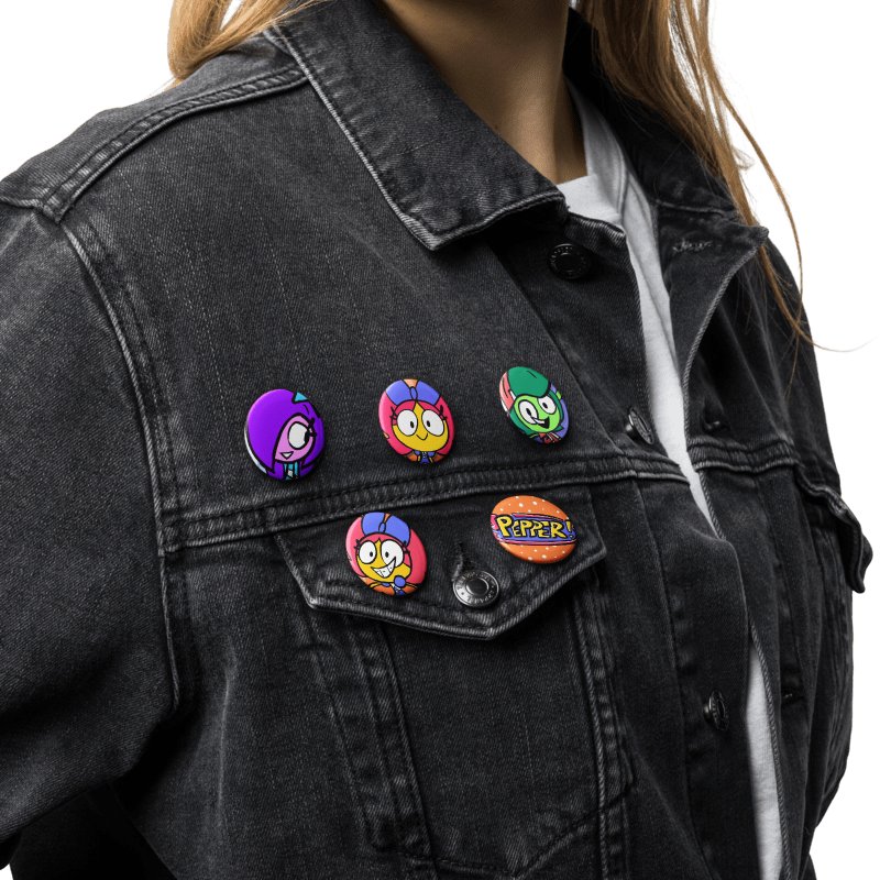 Pepper Pin Buttons Set product image (6)