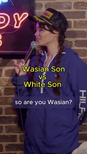 Half as much white twice as much guilt 

#standup #jokes