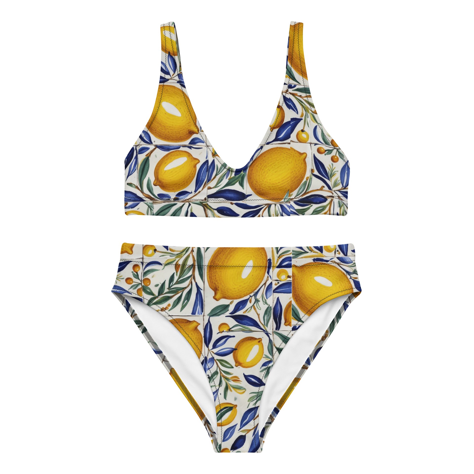 The Amalfi Citrus High-Waist Bikini SET product image (1)