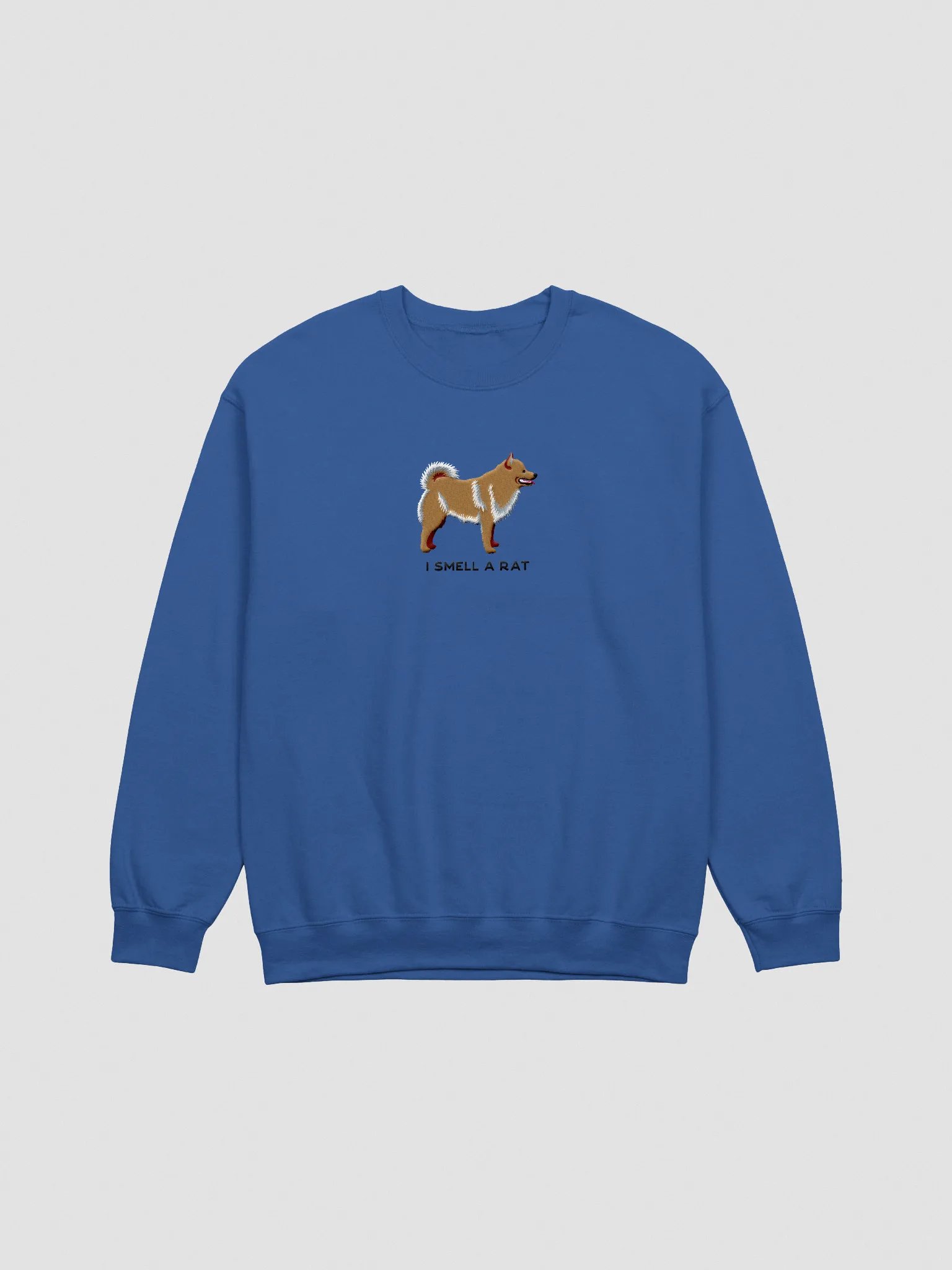 I Smell a Rat Sweatshirt (Embroidered) of a Schipperke(Tan) product image (3)