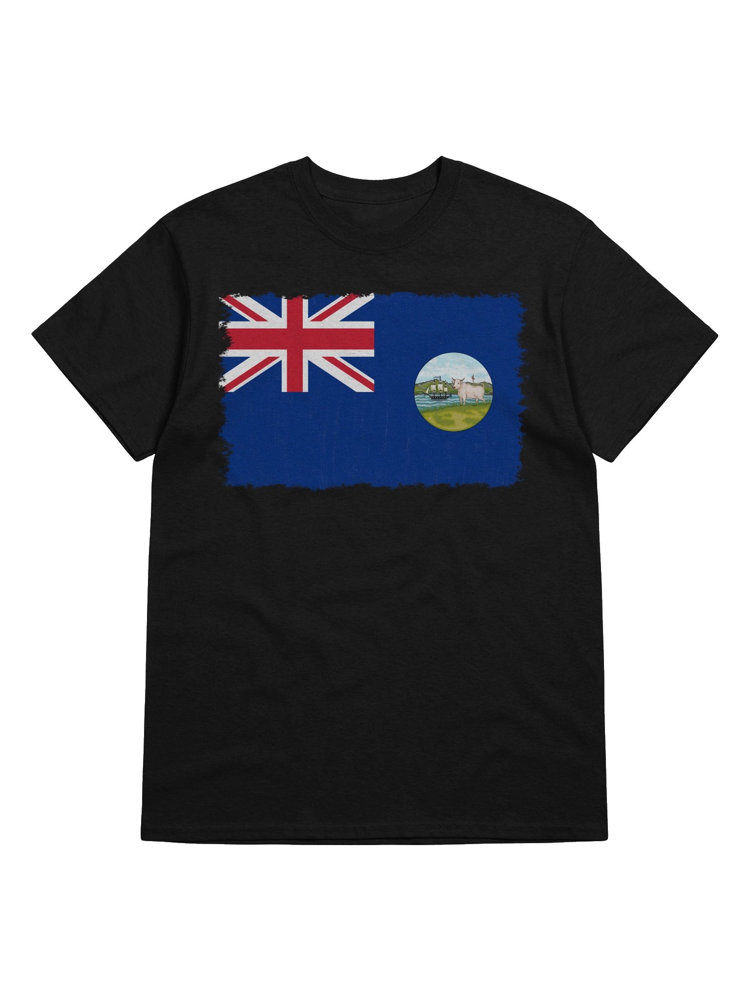 British Falkland Islands Flag (1876 - 1925) Distressed T-Shirt product image (5)