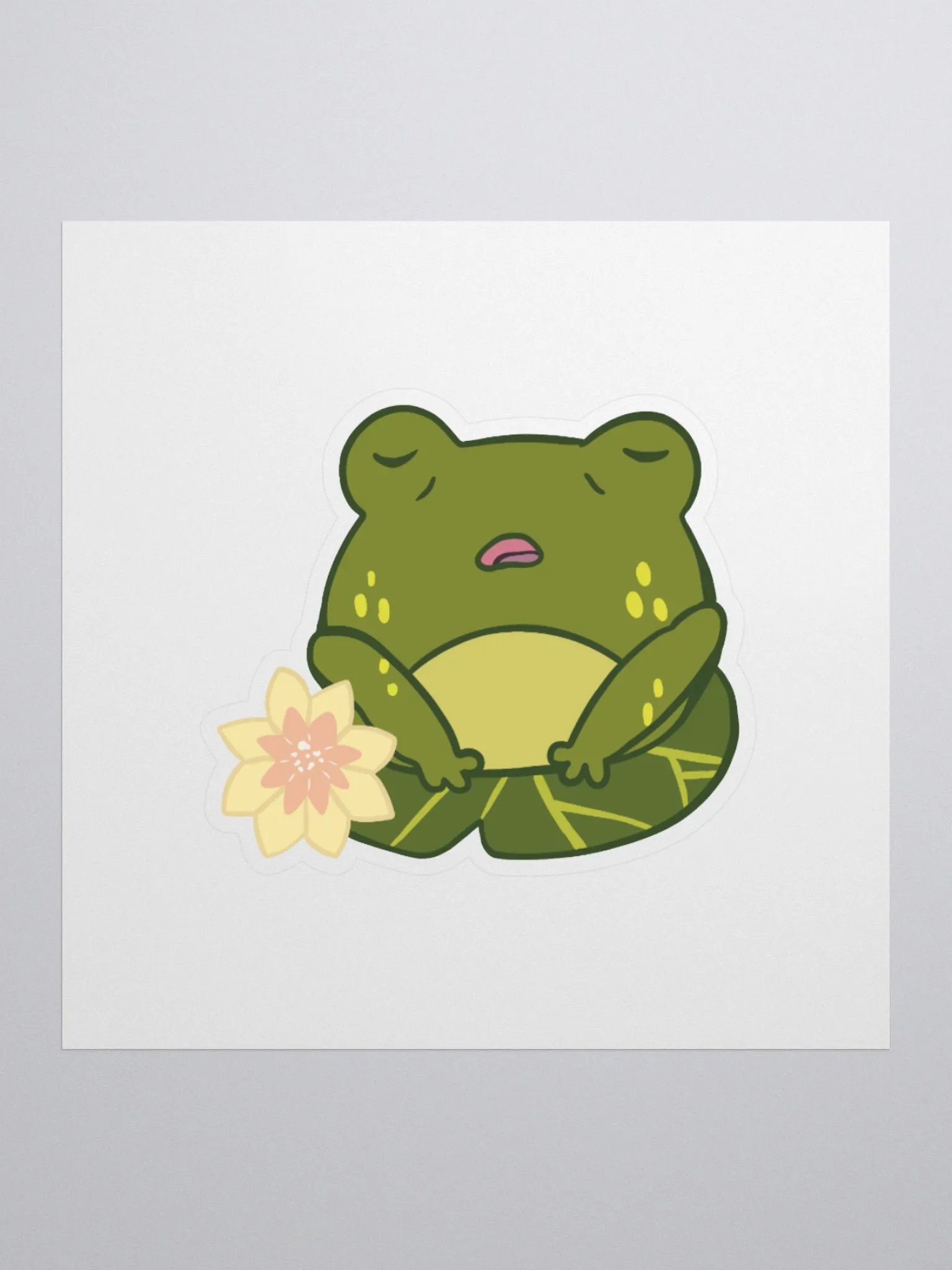 Its chill time my dudes (Kiss Cut Sticker) product image (1)